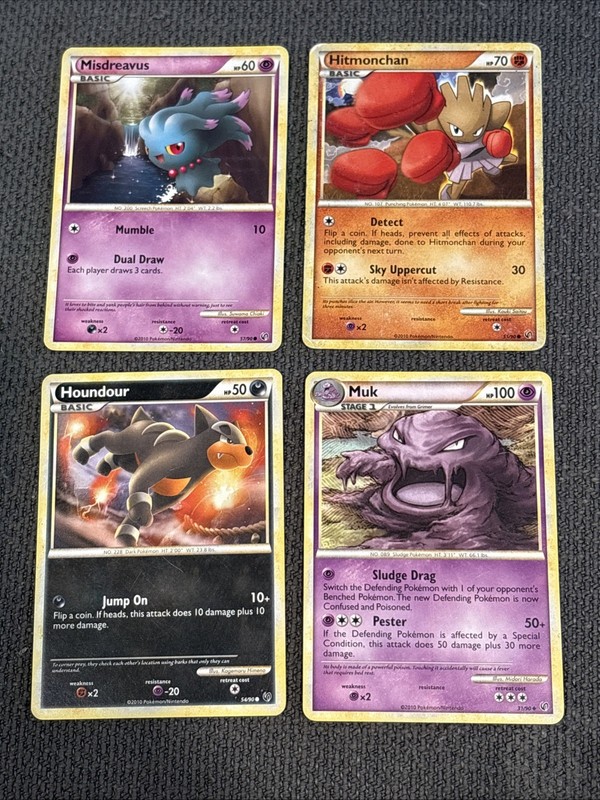 Pokémon Vintage TCG Undaunted 2010 Card Lot LP/MP/HP