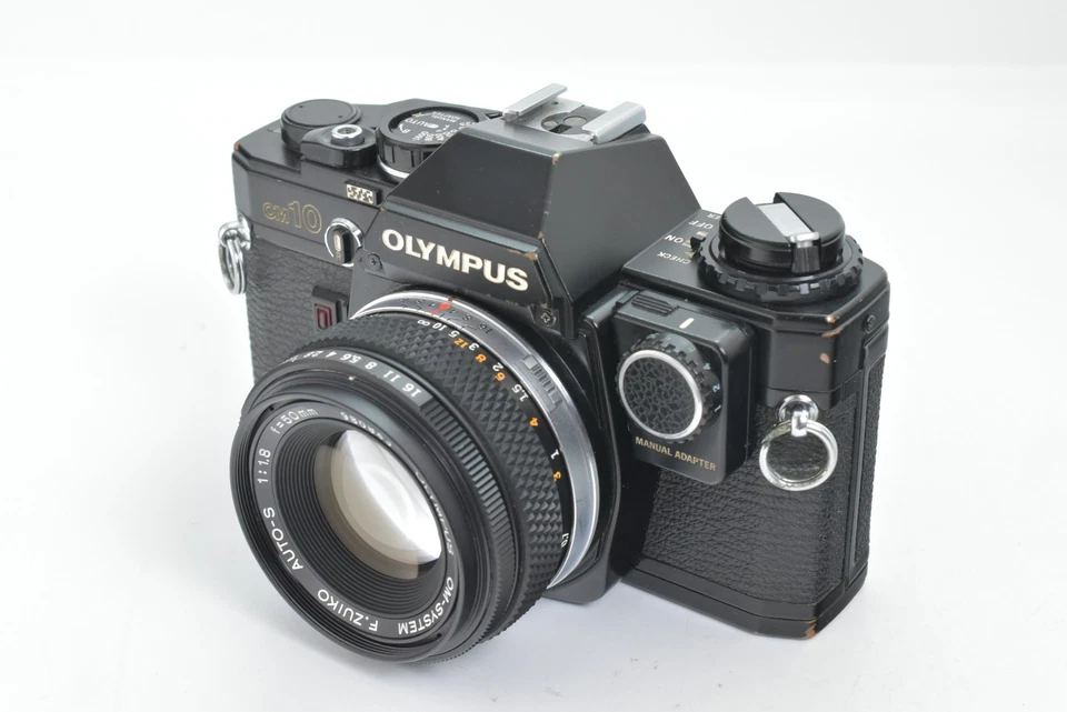 [N Adattatore come nuovo/manuale] Obiettivo Olympus OM-10 Argento Zuiko 50mm f1.8 dal GIAPPONE - Immagine 3 di 4