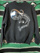 Vintage Grease Movie Crewneck Sweatshirt Screen Stars Xl Black Made In USA Rare