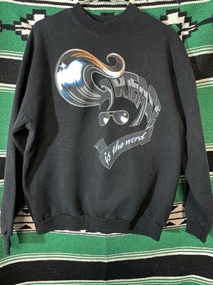 Vintage Grease Movie Crewneck Sweatshirt Screen Stars Xl Black Made In USA Rare