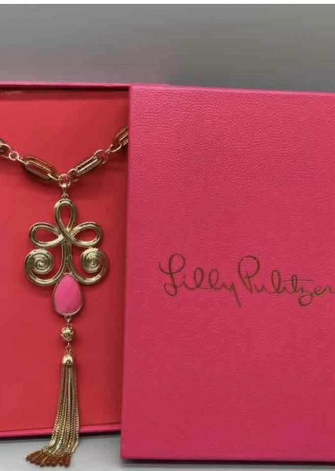 Lilly Pulitzer Gypsy Long Necklace In Original Box - Image 2 of 4