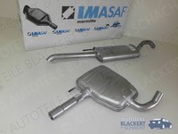 Imasaf Auspuffset Mitteltopf+Endtopf für VW Passat+Variant 2.0 (35I) 1993-1997