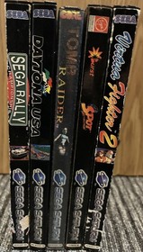 Sega Saturn games x 5 Spot Goes to Hollywood Sega Saturn Daytona tomb raider 