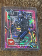 2025 Bowman University Chrome #152 Kevin Jennings Pink Lava Refractor