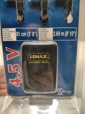 NIP LEMAX Village Lighted Accessory 4.5V Power Adapter 3 Port Black 2007 74707
