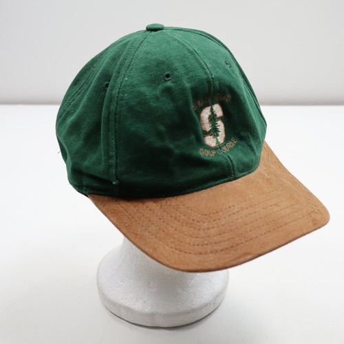 Stanford Golf Course Hat American Dry Goods Men's Adjustable Green Suede Brim
