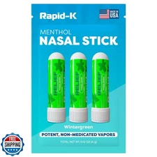Nasal Sticks (Wintermint) – Nasal Inhaler Stick for Allergy Support, Sinus Re