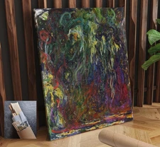 Claude Monet Gardens Impressionism Landscape CANVAS WALL ART 24x30 in