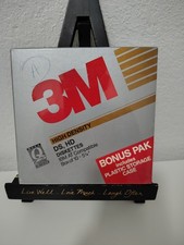 New 3M High Density 3.5" Diskettes 5 Pack DS HD Floppy Disks Vintage SEALED