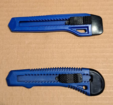 2X PLASTIC POCKET UTILITY KNIFE / CUTTING BLA...