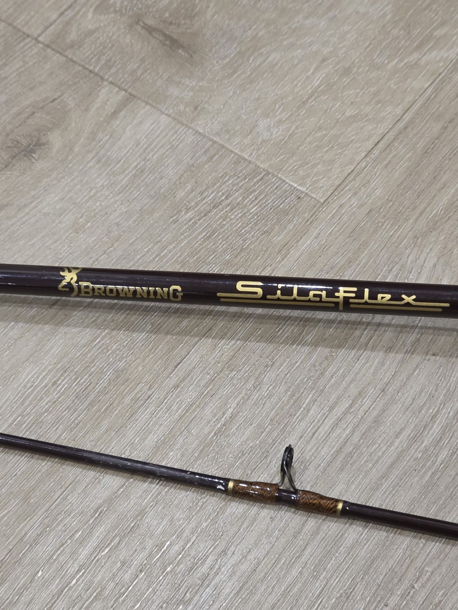 Browning Silaflex Fiberglass 2 Piece Spinning Rod Alum Tube 5'-5