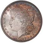 1880-CC R.79 8/7 Low Morgan Dollar - ANACS MS 63 - Top-100 VAM-6