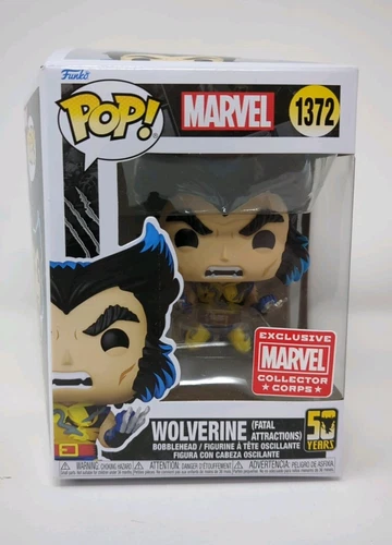 FUNKO Pop! Wolverine Fatal Attraction #1372 Marvel Collectors Corps Damaged Box