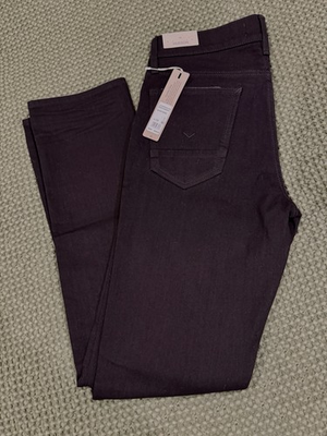 #ad #ad HUDSON Mens Byron Straight Black Ridge Jeans Size 33 NEW WITH TAGS Retail 185$ $69.99