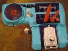 Marx Moon Base PLAYSET MISSLE LAUNCH SITE TERRAIN WITH ROCKETS 1/32 54MM
