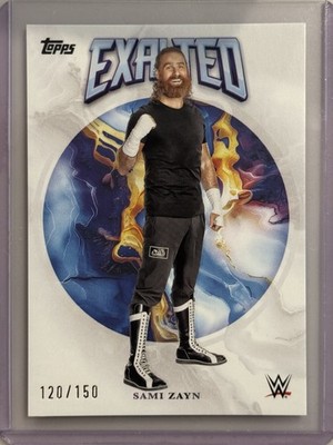 2025 Topps Exalted WWE Sami Zayn /150 #59 120/150