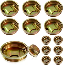 12 Pack Steel Bung Plug Drum Bung 2 and 3/4 Inch Bung Hole Cap 55 Gallon Drum