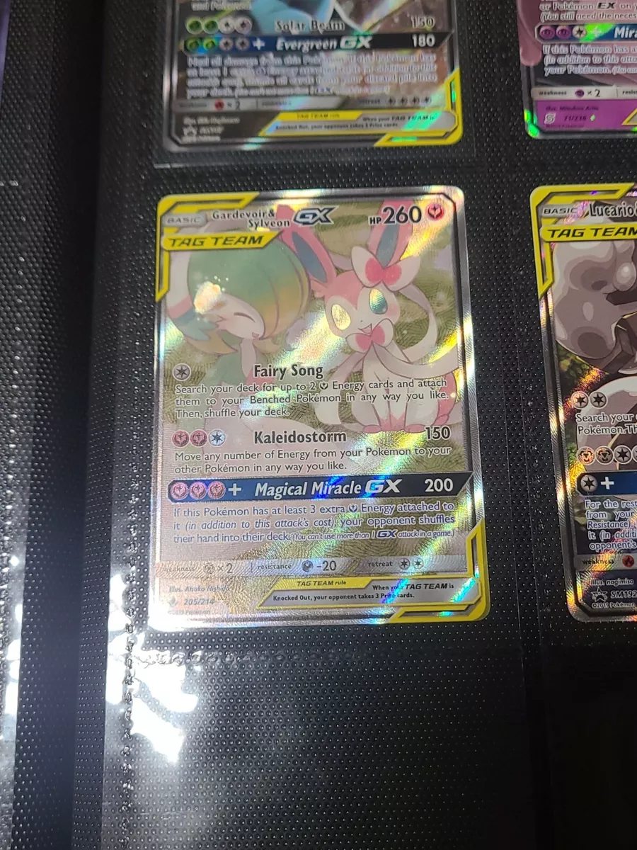 Gardevoir & Sylveon GX - 205/214 - Alternate Art Ultra Rare