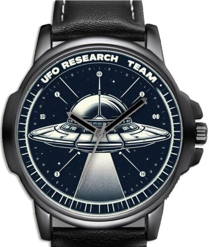 UFO Research Team Unique Stylish Rare Quality Wrist Watch UK Seller - Zdjęcie 1 z 1