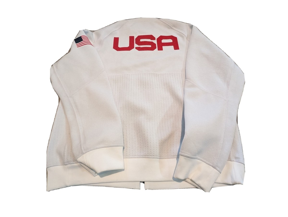 Nike Team USA Olympics 2020 Knit Media Day Jacket Mens Sizes