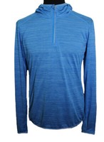 Herren Langarmshirt Blau Meilan Rukka Laufshirt Sportshirt 777808 Kapuze Gr. S