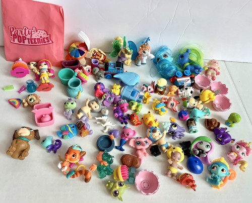 Lot Of Various Miniature Toys, Mini Dolls, Toy Parts 75+ Pc. 1/4 to 3 in.Pieces - Picture 11 of 12