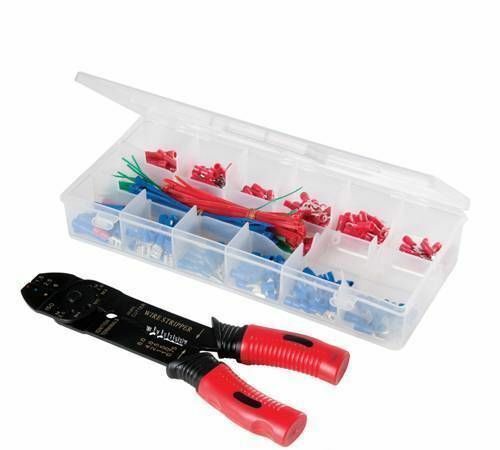 SET UTENSILI PINZA A CRIMPARE PER CRIMPATURA CAVO DI RETE SPELLAFILI CAPICORDA