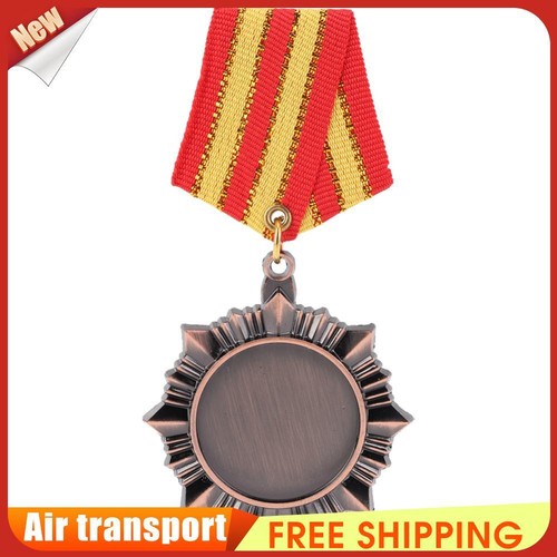 5cm Bronze Medal with Neck Ribbon Award Medals for Marathon Ball Sports