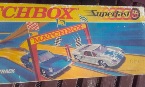 MATCHBOX SUPERFAST RENNBAHN SF5 DOUBLE TRACK RACE SET BOX ONLY VINTAGE LESNEY - Bild 4 von 20
