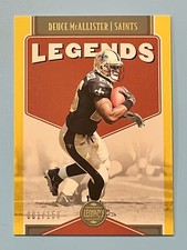 2022 Panini Legacy Deuce McAllister #137 Legends Yellow Parallel /150 Saints