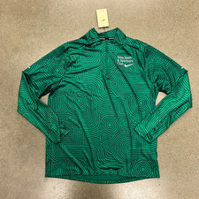 NWT Nike FB9036-365 Men's Dri-FIT Element 1/4-Zip Running Top Malachite Size L