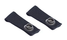 Hockey Helmet Chin Strap Cheek Loop Fastener with Metal Snap - 2 Pack