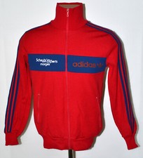 ADIDAS VINTAGE 1980'S TRAINING FOOTBALL JACKET SIZE S ADULT