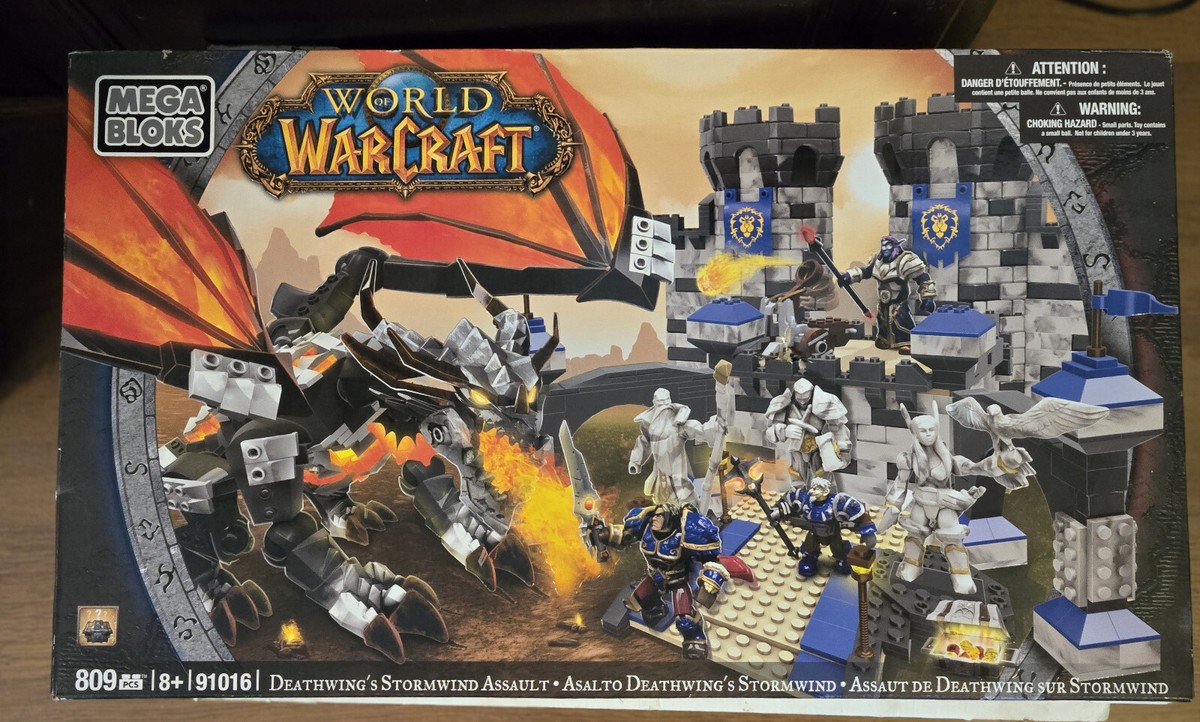 2012 Mega Bloks 91016 World of Warcraft Deathwing's Stormwind