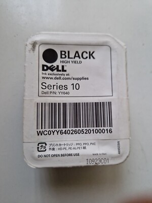 Dell YY640 SERIE 10 DELL HOHE ERGIEBIGKEIT SCHWARZE TINTENPATRONE - YY640 - Original!