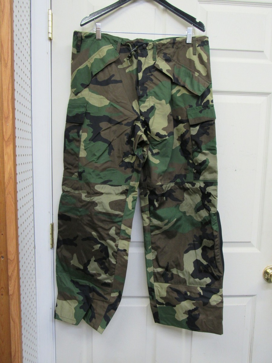 USGI Goretex Trousers Pants Gen 2 Woodland Camo Cargo
