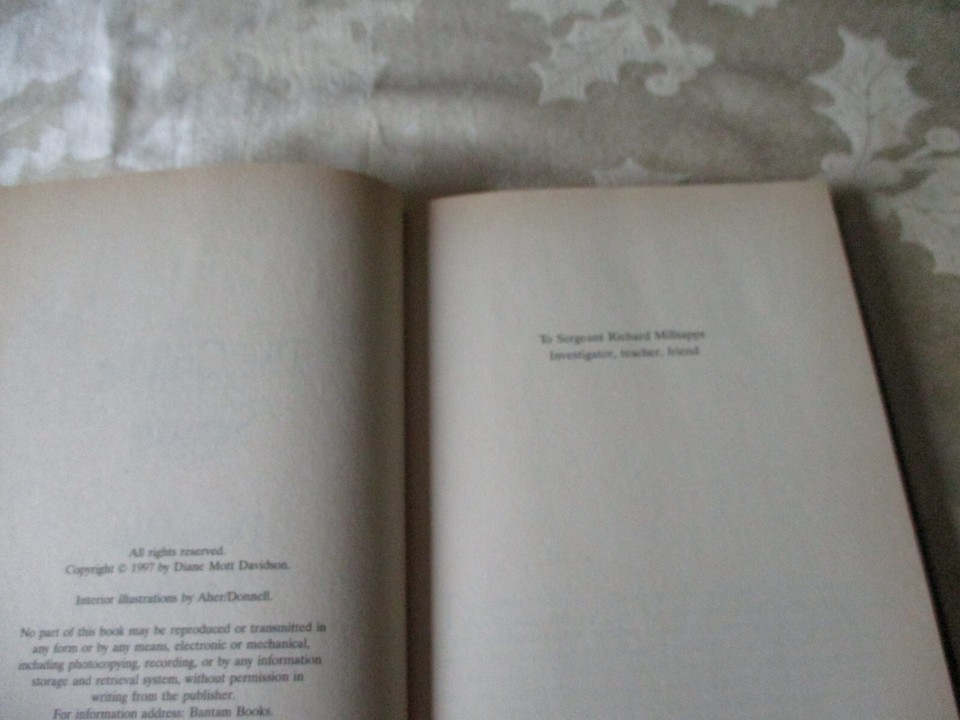 2 Book Lot Dying for Chocolate and The Grilling Season by Diane Mott