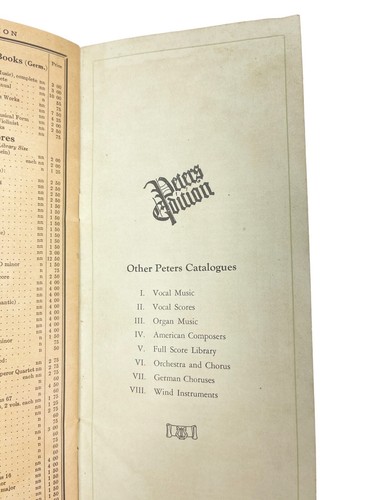 Peters Edition 127th Year THE CLASSICS Catalog Reference Guide by Henrichsen - Picture 12 of 16