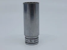 Snap On Tools SF201 3/8" Drive 12 Point SAE Flank Drive Deep Socket USA