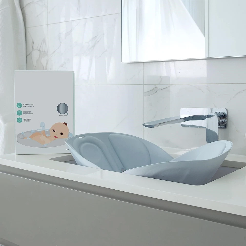 Asiento De Baño Para Bebe Alfombrilla De Apoyo Plegable Para Bañera De Bebe НОВЫЙ - Изображение 2 из 4