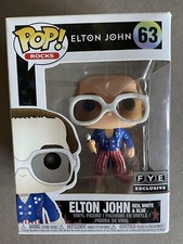Elton John FYE Glitter Funko Pop Figure Vinyl Rocks 63 Red White Blue for sale online | eBay