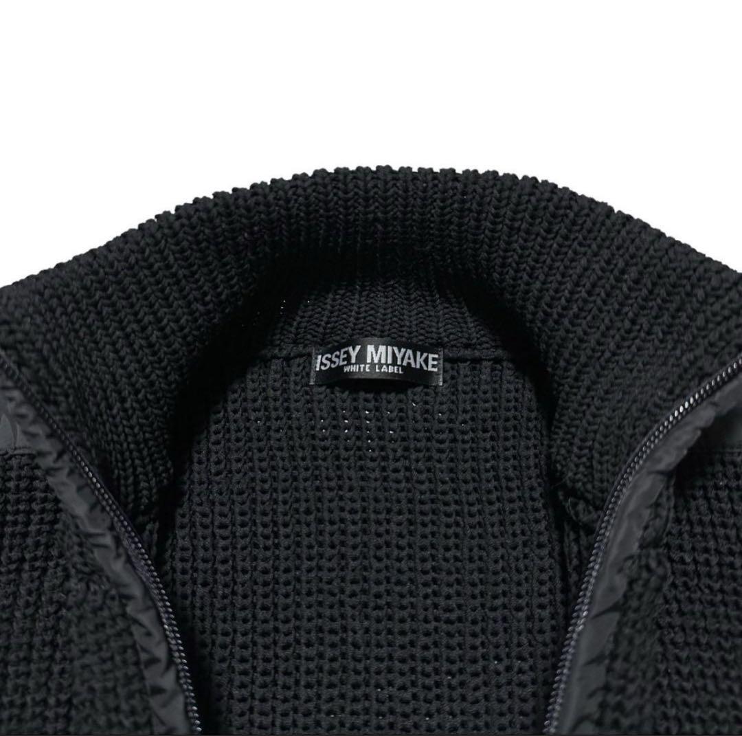 Beauty】 ISSEY MIYAKE WHITE LABE Zip Knit Sweater | eBay