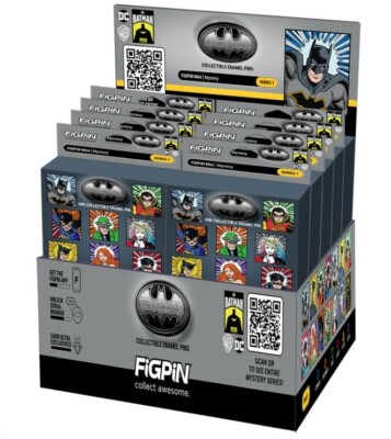 FiGPiN DC Batman Series 1 Box of 10 Collectible Mini Pins