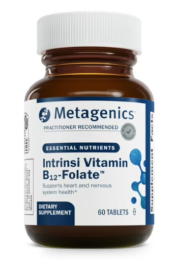 Intrinsi B12-Folate By Metagenics 60 Tablets.Cardiovascular Health. Ships Free.