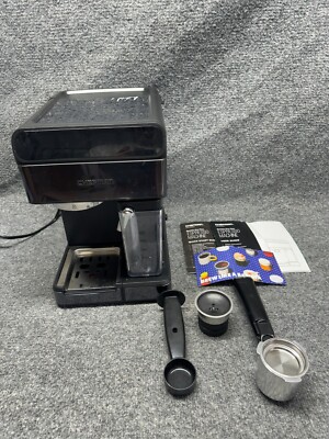 Chefman Barista Pro Plus Espresso Machine w/ Milk Frother, 20 Bar Pump-Black  SS