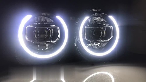 For Jeep Renegade 2014-2021 Headlights LED DRL Running lights Car Headlight - Foto 3 di 8