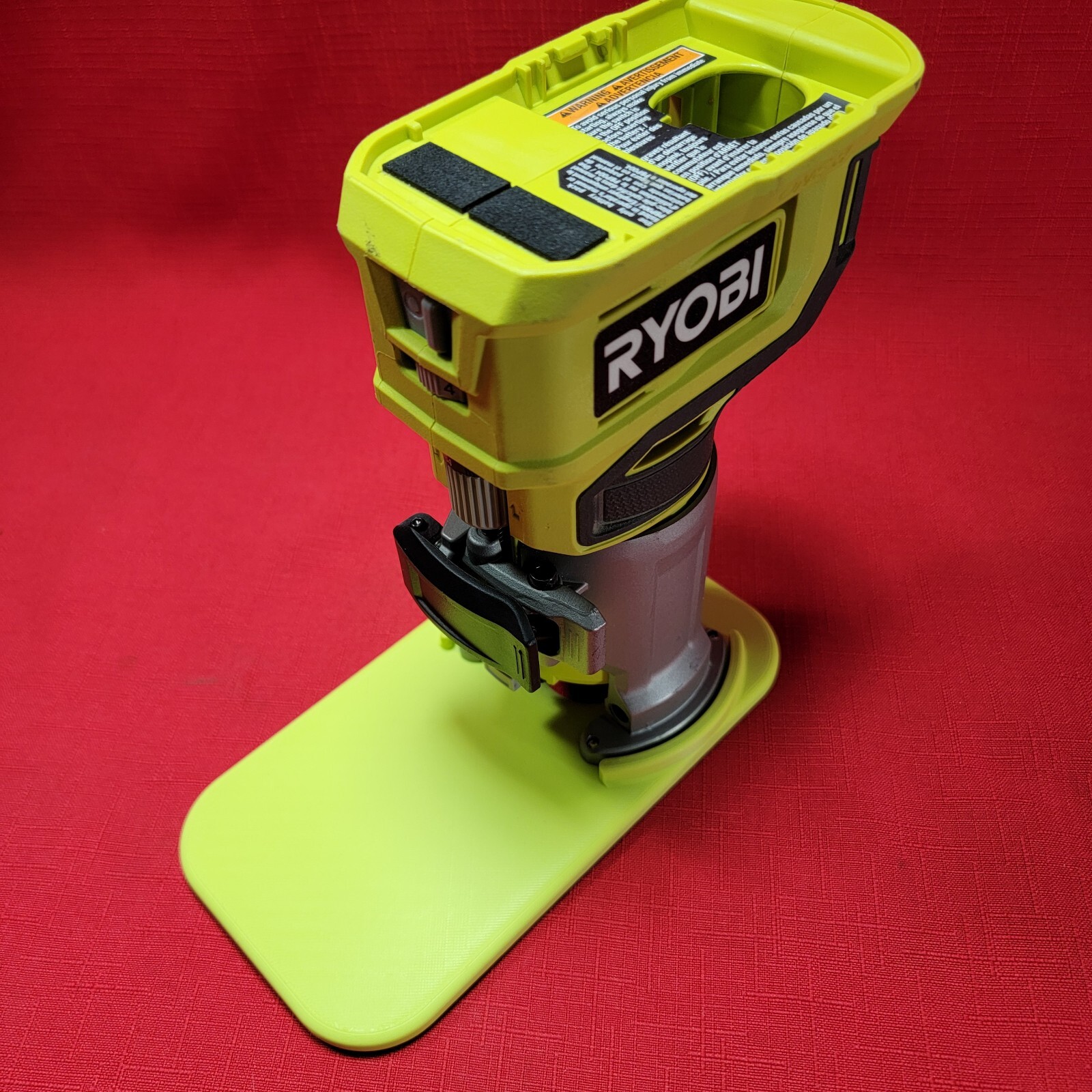 Ryobi Router Sub Base Ryobi Compact Trim Router Base Plate -Woodwork PCL424 | eBay