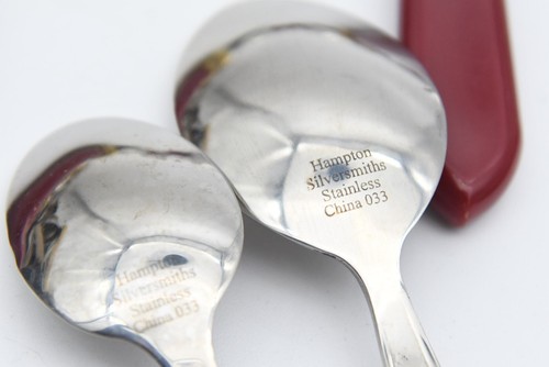 Hampton Argentieri oro rosso utensili posate forchetta cucchiaio coltello 5 impostazioni 20 pz - Foto 7 di 8