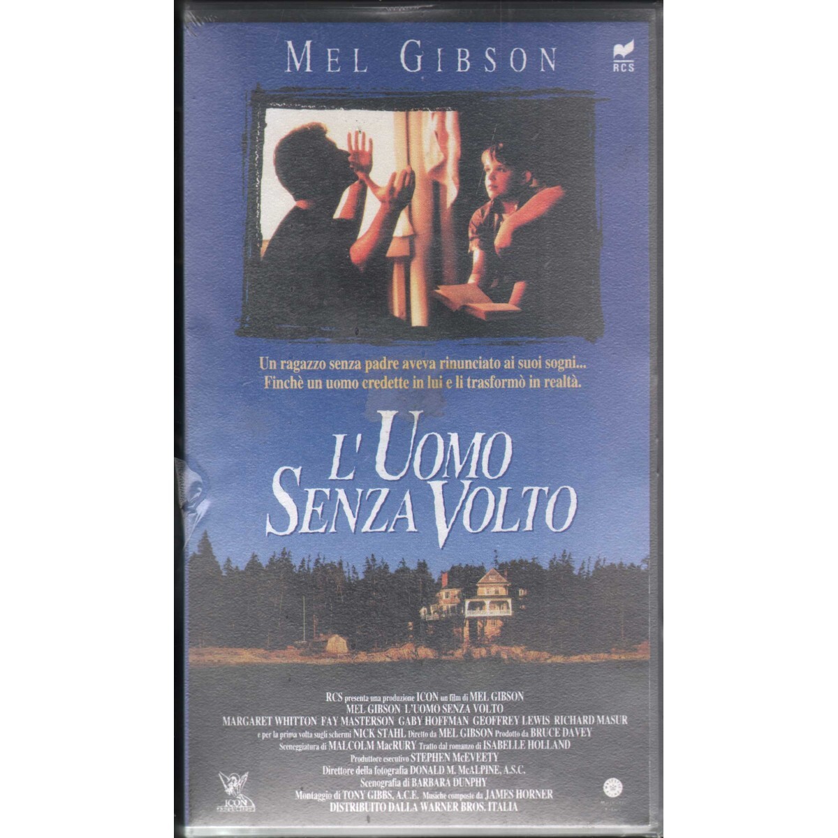 The Faceless Man VHS Mel Gibson Univideo - 21267 Sealed