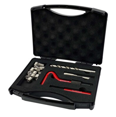 Gewindereparatur Werkzeug Satz Helicoil AutoMotor 18 tlg. M3 M4 M5 M6 M8 M10 M12